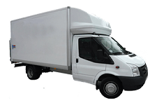 Car Hire Stevenage - Ford Luton 3.5 ton Tail Box Lift Truck - Truck hire Stevenage